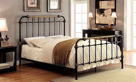 Riana Cal.King Metal Bed, CM7733CK, Furniture of America