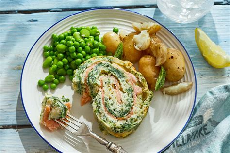 Smoked Salmon and Cream Cheese Roulade - Fieldfare