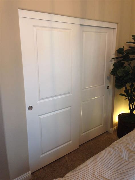 2 Panel / 2 Track Hollow Core Mdf Bypass Closet Doors. Check out this ...