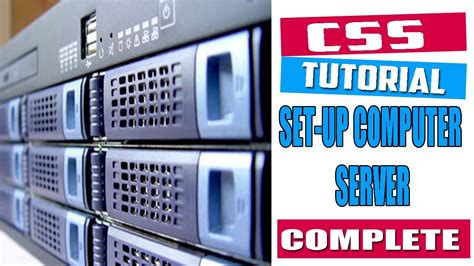 SET-UP COMPUTER SERVER FULL TUTORIAL - YouTube