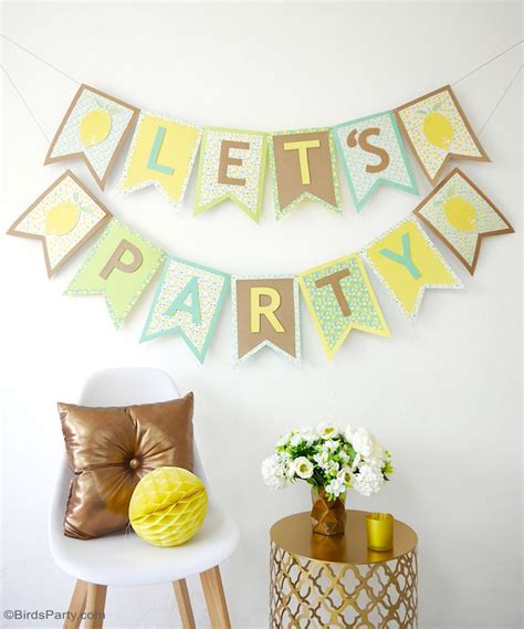 Lemon Themed Party Ideas with DIY Decorations - Party Ideas | Party ...