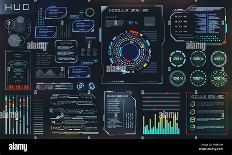 HUD and UI Set Elements, Sci Fi Futuristic User Interface, Tech and ...