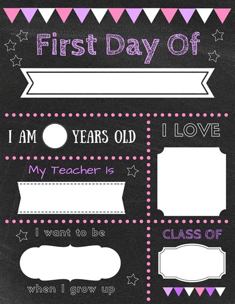 Editable first day of school signs to edit and download for FREE ...