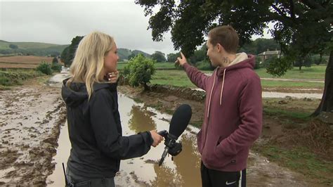 'Raging torrents' as 'horrific' flooding hits Yorkshire | UK News | Sky ...