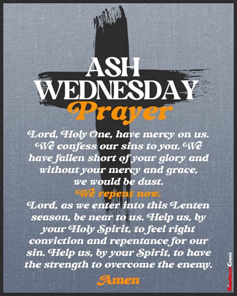 Ash Wednesday Prayer - The Southern Cross