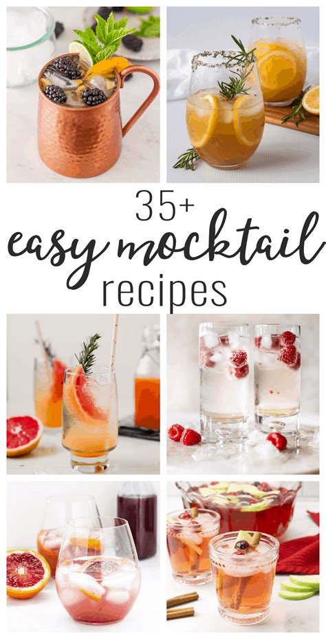 35+ Easy Mocktail Recipes • The Fit Cookie