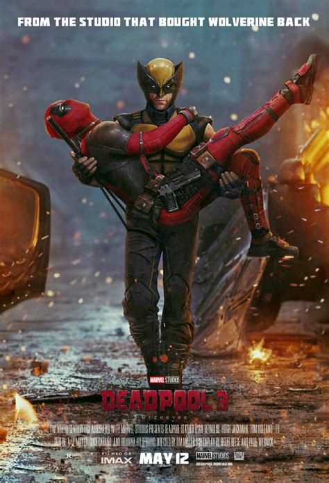 Deadpool 3 Movie Poster an edit by me and original art by @spdrmnkyiii ...