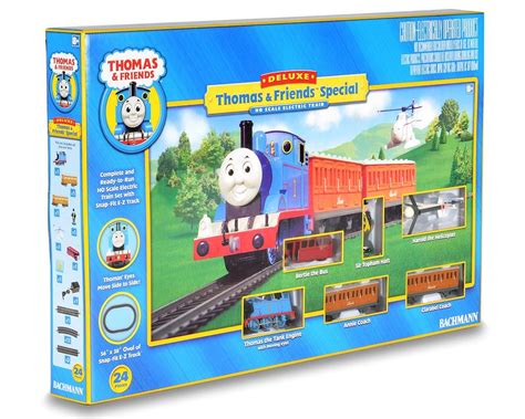 Bachmann Deluxe Thomas The Tank Engine Train Set (HO-Scale) [BAC00644 ...