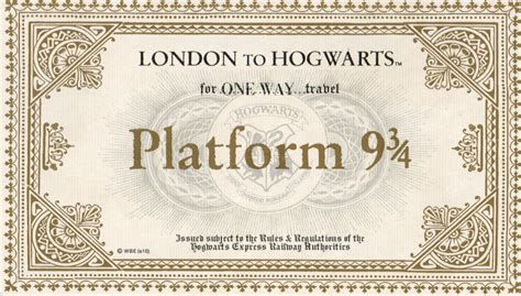 Image - Hogwarts Express Ticket.jpg - Harry Potter Wiki