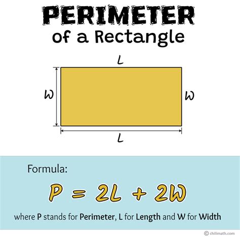 Perimeter of Rectangle - Definition, Formula & Examples | ChiliMath