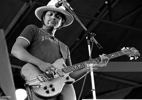 Tiran Porter of Doobie Brothers performing on stage, Knebworth ...