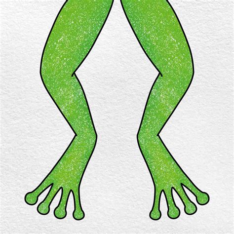 How to Draw Frog Legs - HelloArtsy