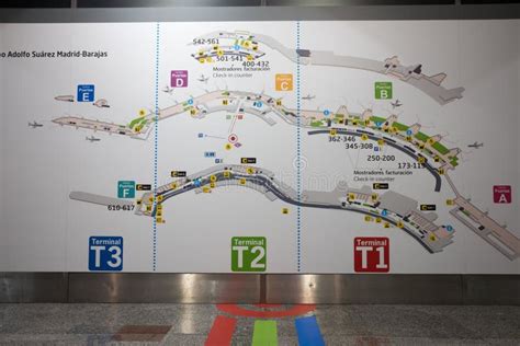 Madrid Airport Terminal 4 Map