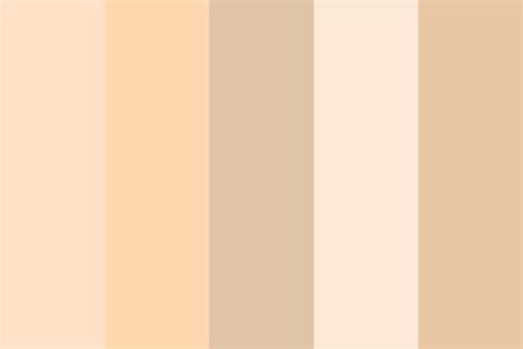 Simple White Skin Color Palette