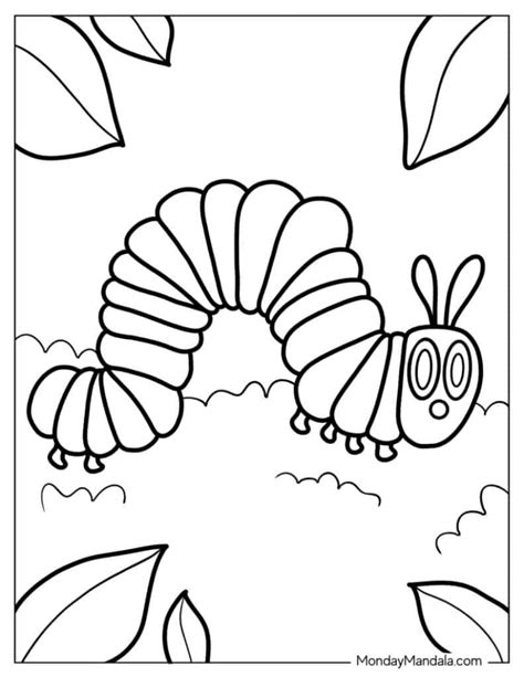 Caterpillar Coloring Page (Free PDF Printables) - Coloring Home