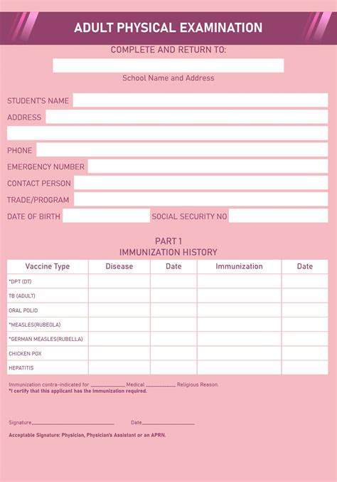 Printable Physical Exam Forms For Toy Doctor Kits - Printable Forms ...