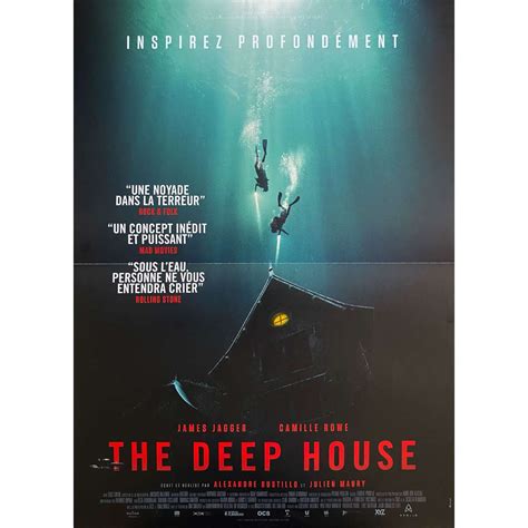 THE DEEP HOUSE French Movie Poster - 15x21 in. - 2021 2,25