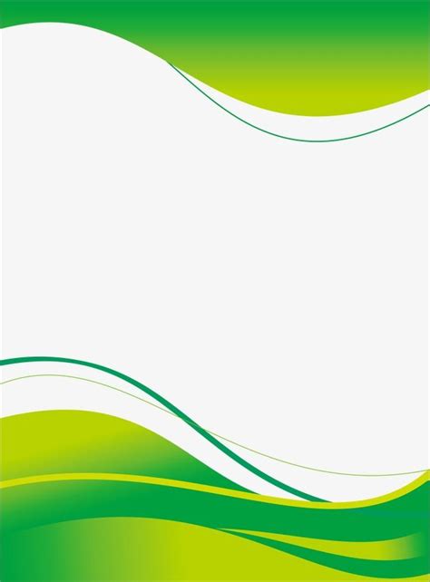 Customizable Poster Template with Abstract Green and White Background