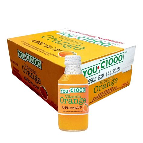 YOU C1000 Vitamin Orange 140ml x 30 bottles (BBD: Nov 2023) | Shopee ...