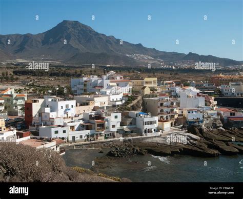 La Caleta Old White Coastal Town Tenerife Spain Stock Photo - Alamy