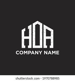 Hoa Letter Logo Simple Elegant Design Stock Vector (Royalty Free ...