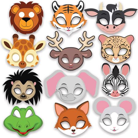 Buy Party Propz Animal Eye - Animal For Kids Face | Jungle Theme ...