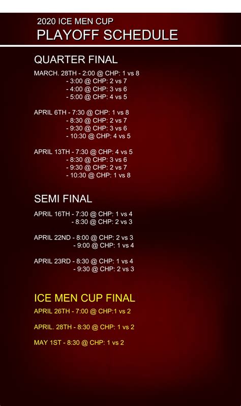 Schedule – Ice Men Atlantic Hockey