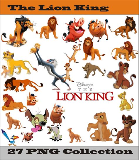 The Lion King Collection PNG Vector Instant by SlavGraphics