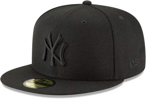 New Era Gorra New York Yankees Blackout Basic MLB 59Fifty Negra: Amazon ...