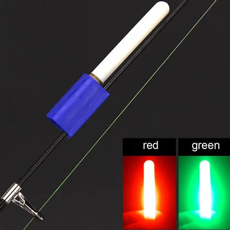 1pc Waterproof Fishing Rod Light Stick LED Night Fishing Rod Tip Clip ...