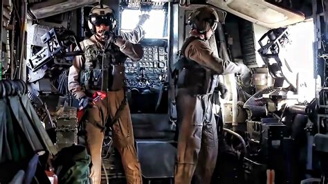 Inside A CH-53E Super Stallion During Assualt Support Tactics - YouTube