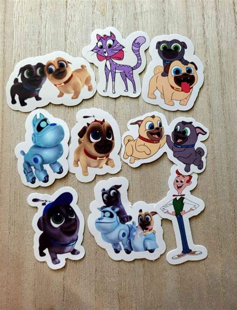 Puppy Dog Pals Stickers 9 Pack - Etsy