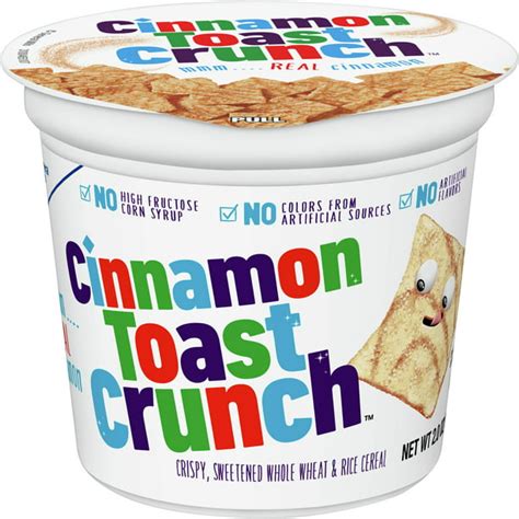 Cinnamon Toast Crunch Cereal Cup, 2 oz - Walmart.com - Walmart.com