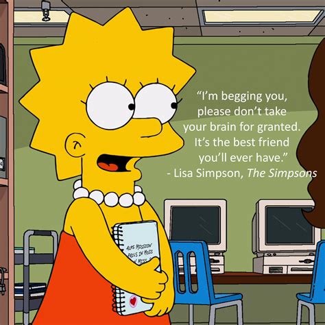 Inspiring quotes from women in pop culture | Simpsons quotes, Lisa ...