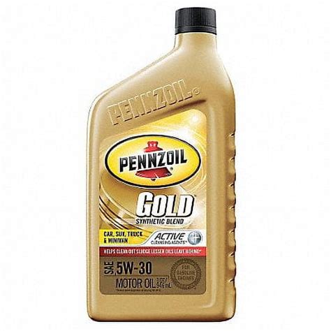 Pennzoil Engine Oil,5W-30,Synthetic Blend,1qt 550022689 - Walmart.com