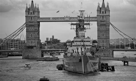 HMS Belfast and Tower Bridge London - Ed O'Keeffe Photography