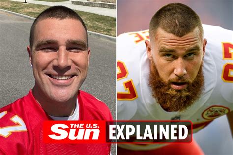 Why did Travis Kelce shave his beard?