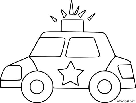 Police Car Coloring Pages (59 Free Printables) - ColoringAll