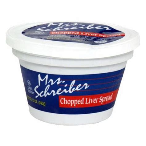 Mrs. Schreiber Chopped Liver Spread, 12 oz - Fry’s Food Stores