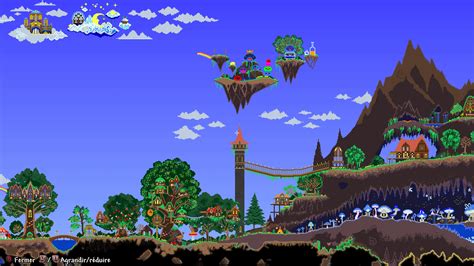 A view of my forest from the map. : r/Terraria