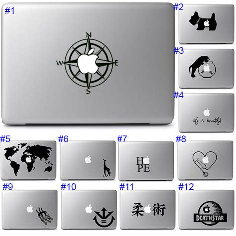 Apple Macbook Laptop Decal Sticker Cool Fun Cute Logo Symbol Graphics ...