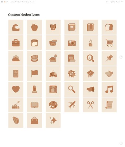 Custom Icons for Notion Templates | Custom icons, Graphic design ...