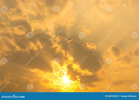 Sunset / Gold sky stock photo. Image of landscape, power - 46925526