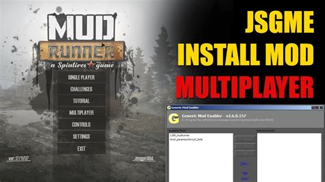 Cara Install Mod MudRunner Multiplayer menggunakan JSGME - YouTube