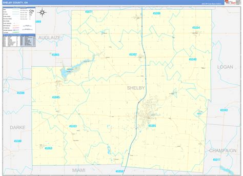 Maps of Shelby County Ohio - marketmaps.com