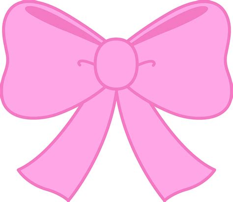 Pink Bow Clipart Transparent