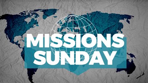 Missions Sunday 2019