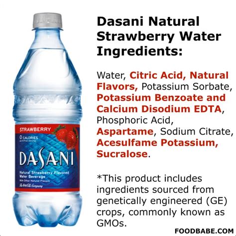 Dasani Sparkling Water Flavors Nutrition Facts | Besto Blog