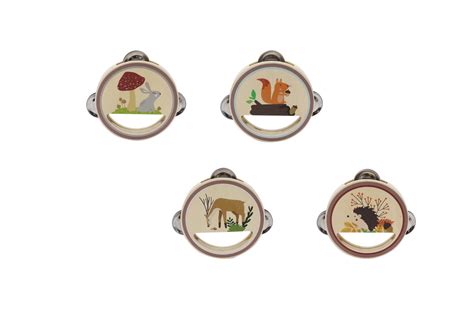 Wooden Tambourine - Woodland Theme – Earth Toys