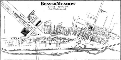 Beaver Meadow - 1875 - Beer's Atlas